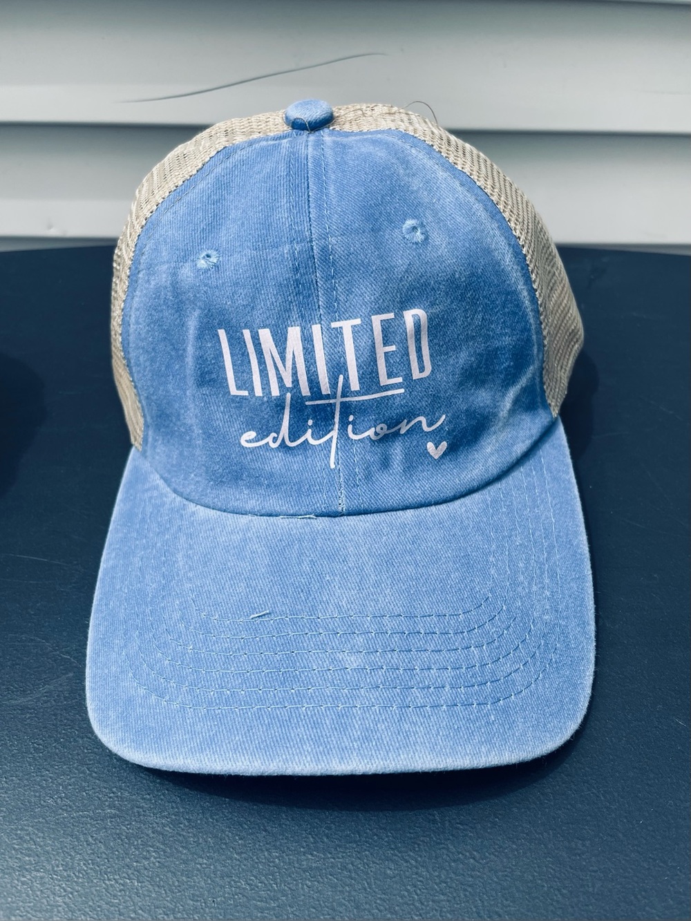 Limited Edition denim style and Mesh Trucker Hat
